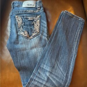 Grace in LA Skinny Jeans Embellished Size 26
